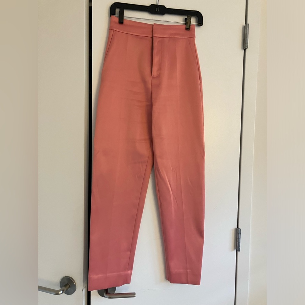 & Other Stories Pink Satin Pants